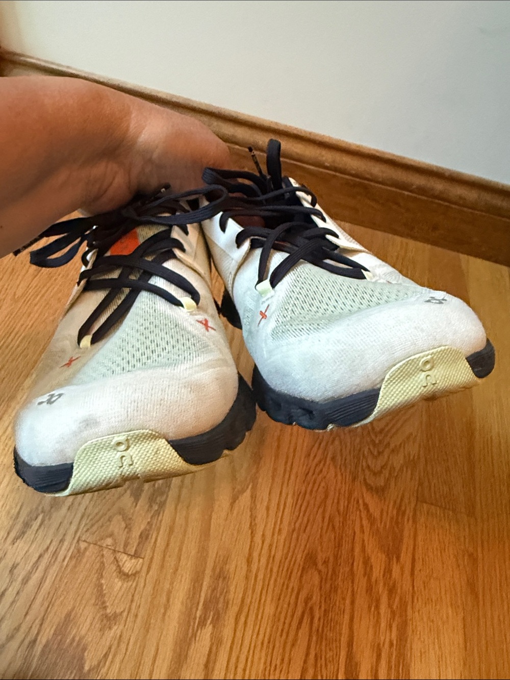 On Cloud X 3 Sneakers Ivory/Flame Men’s Size 9 - Picture 5 of 13